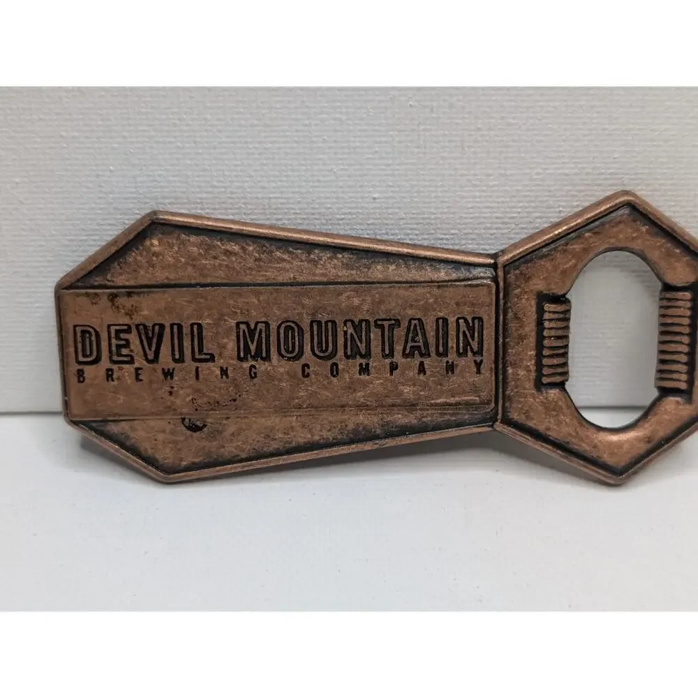 1999 Devil Mountain Brewing Company Bottle Opener Copper Tone Breweriana Canada